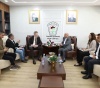 Abu Holi discusses with the Representative of the Special Coordinator for Political Affairs the situation of refugees and the challenges facing UNRWA