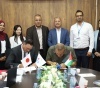 بحضور رئيس دائرة شؤون اللاجئين د. احمد أبو هولي اللجنة الشعبية للخدمات توقع اتفاقية المرحلة الأولى لتأهيل بئر مياه في مخيم عين السلطان بتمويل ياباني لتعزيز صمود اللاجئين وإنهاء أزمة المياه