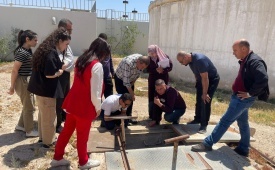 "شؤون اللاجئين" مشروع انشاء شبكة المياه في مخيم عين السلطان خطوة حيوية لتحسين الواقع المعيشي وتعزيز صمود اللاجئين