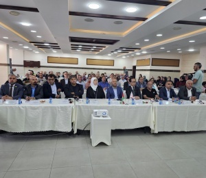 رئيس دائرة شؤون اللاجئين والسفير الياباني يطلقان مشروع تحسين مخيم الامعري