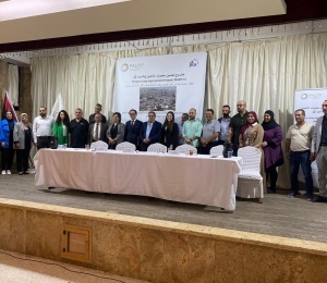 "شؤون اللاجئين" و"جايكا" يطلقان مشروع تحسين المخميات في الدهيشة.