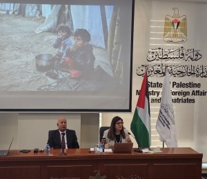 الخارجية وشؤون اللاجئين تعقدان جلسة خاصة لأعضاء السلك الدبلوماسي المعتمد لدى دولة فلسطين بمناسبة الذكرى 77 للنكبة