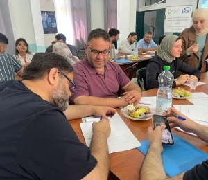 انطلاق التدريب الثاني حول تجنيد الأموال في مخيم الأمعري