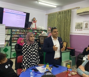 ضمن مبادرة "بداية جديدة" تنفيذ انشطة توعوية  في مخيم بلاطة