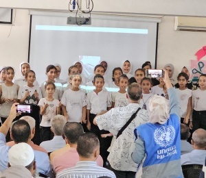 دائرة شؤون اللاجئين تشارك بفعالية في المنتدى التعليمي الثاني بمحافظة الوسطى