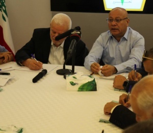 During Dr. Abu Huli&rsquo;s meeting with representatives of the PLO factions in Lebanon