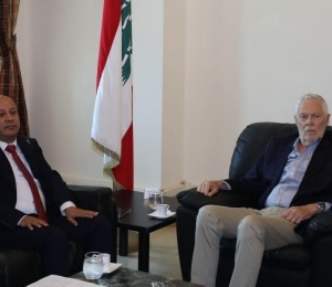 Dr. Abu Huli discusses with Ambassador Damaskia the mechanism for implementing President Mahmoud Abbas&rsquo;s decision on restructuring the Popular Committees and holding their elections
