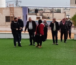 "شؤون اللاجئين" تستلم مشروع تأهيل وصيانة حديقة الاستقلال في مخيم عين السلطان