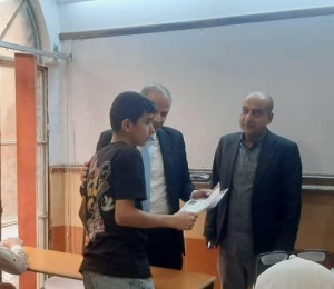 برعاية الرئيس: دائرة شؤون اللاجئين تختتم الدورة التعليمية المكثفة لطلبة مخيم اليرموك من المرحلتين الإعدادية والثانوية