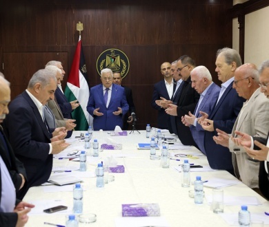 سيادة الرئيس يترأس اجتماعا للجنة المركزية لحركة فتح