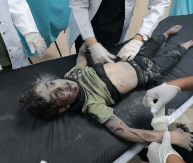 استشهاد 5 أطفال بقصف للاحتلال على مخيم الشاطئ