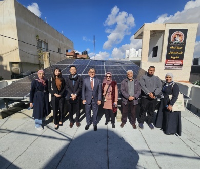 استقبلت دائرة شؤون اللاجئين ومنتدى تحسين مخيم الجلزون وفدًا من مؤسسة جايكا اليابانية برئاسة نائب الرئيس الأول السيد هارا شوهي