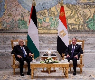 الرئيس يجتمع مع الرئيس المصري