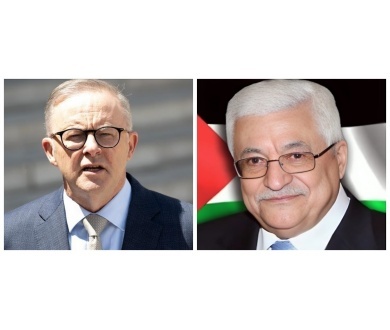 الرئيس يرحب بإعلان رئيس الوزراء الأسترالي الاعتراف بدولة فلسطين المستقلة وذات السيادة