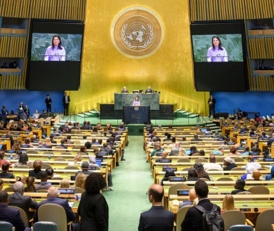 الجمعية العامة تصوت على قرار يدعو لانسحاب إسرائيل من أرض دولة فلسطين
