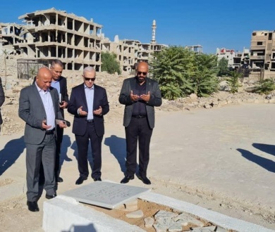 Under the directives of President Mahmoud Abbas: Preparations begin to restore the Martyrs&rsquo; Cemetery and bring life back to Yarmouk Camp