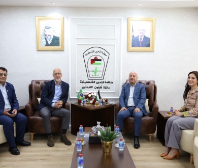  Dr. Abu Holi Meets the Brazilian Ambassador in Preparation for the Upcoming UNRWA Advisory Commission Meeting