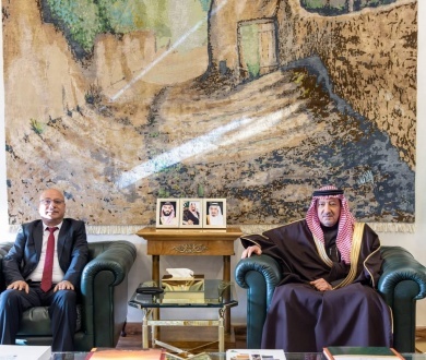 Abu Holi Discusses with the Saudi Deputy Foreign Minister the Repercussions of the &ldquo;Genocidal War&rdquo; on the Gaza Strip and the Aggression against Camps in the Northern West Bank and Occupied Jerusalem