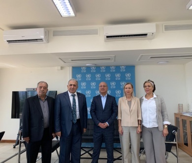 Abu Holi and Al-Asaad Discuss UNRWA's Financial Crisis and the Situation of Palestine Refugees with UNRWA Lebanon Director, Stressing the Need to Protect Essential Services