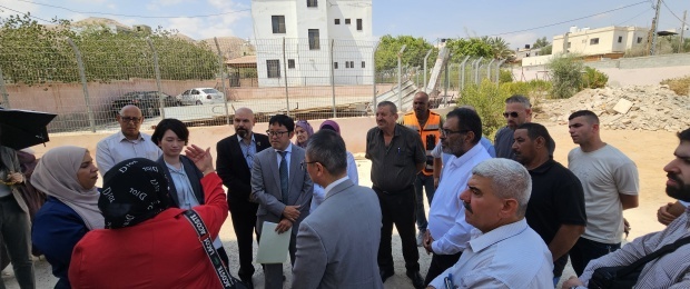برعاية الرئيس: دائرة شؤون اللاجئين واللجان الشعبية تفتتح رزمة من مشاريع المنحة اليابانية في مخيمي عقبة جبر وعين السلطان