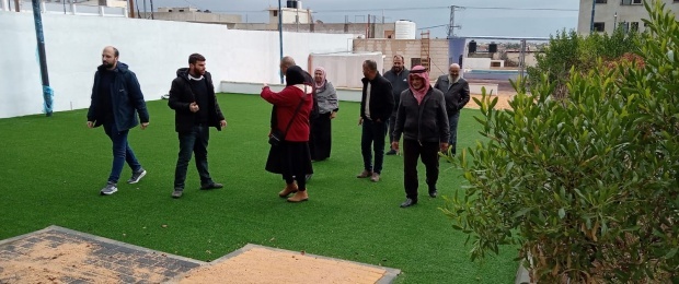 "شؤون اللاجئين" تستلم مشروع تأهيل وصيانة حديقة الاستقلال في مخيم عين السلطان