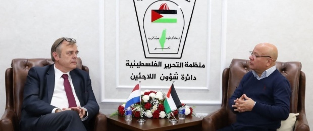 أبو هولي يبحث مع السفير الهولندي سبل دعم الاونروا وحماية ولايتها من مخاطر الاستهداف الوجودي
