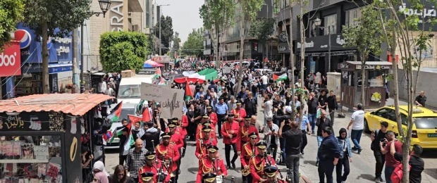 دائرة شؤون اللاجئين تنظم مسيرة العودة إحياءً للذكرى الـ78 للنكبة تحت شعار: &ldquo;لن نرحل.. جذورنا أعمق من دماركم&rdquo;