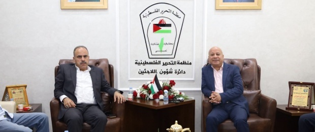 د. أبو هولي يستقبل أمين سر حركة "فتح" ورئيس اللجنة الشعبية في نابلس لبحث أوضاع اللاجئين والعمل التنظيمي