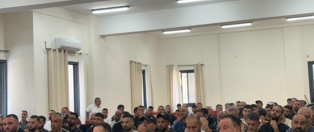بإشراف دائرة شؤون اللاجئين بمنظمة التحرير الفلسطينينة  انتخاب لجنة شعبية جديدة لخدمات دير عمار ضمن مسار تجديد اللجان الشعبية في المخيمات 