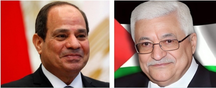 الرئيس يعرب عن بالغ تقديره للرئيس المصري على مواقف بلاده الثابتة برفض تهجير شعبنا من قطاع غزة