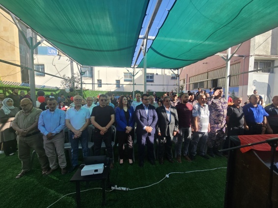 "شؤون اللاجئين" واللجنة الشعبية في المخيم تفتتح حديقة "الدهيشة" ضمن مشروع تحسين المخيمات