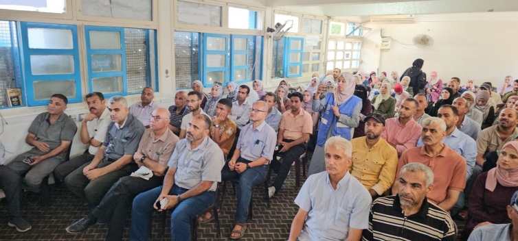 دائرة شؤون اللاجئين تشارك بفعالية في المنتدى التعليمي الثاني بمحافظة الوسطى