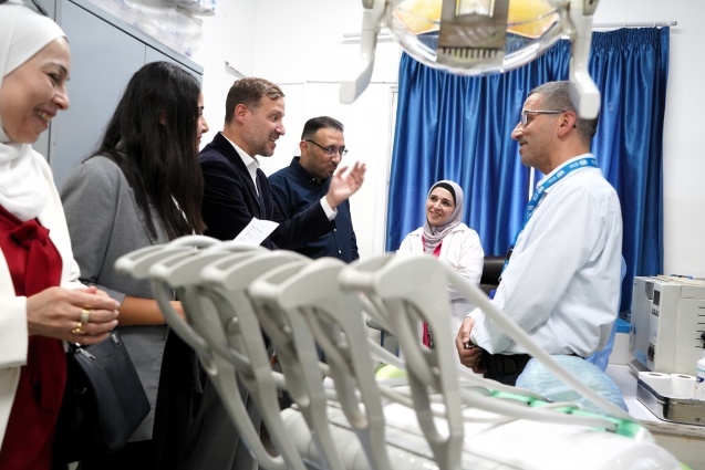  افتتاح عيادة متخصصة في طب النساء والتوليد في مركز صحي الضليل التابع للأونروا