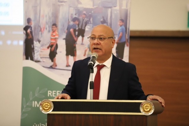 كلمة د. أبو هولي في الندوة الختامية لمشروع تحسين مخيمات اللاجئين الفلسطينيين