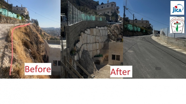 دائرة شؤون اللاجئين واللجنة الشعبية تعلنان الانتهاء من تنفيذ المرحلة الثانية من مشروع طرق الفوّار بتمويل من المنحة اليابانية