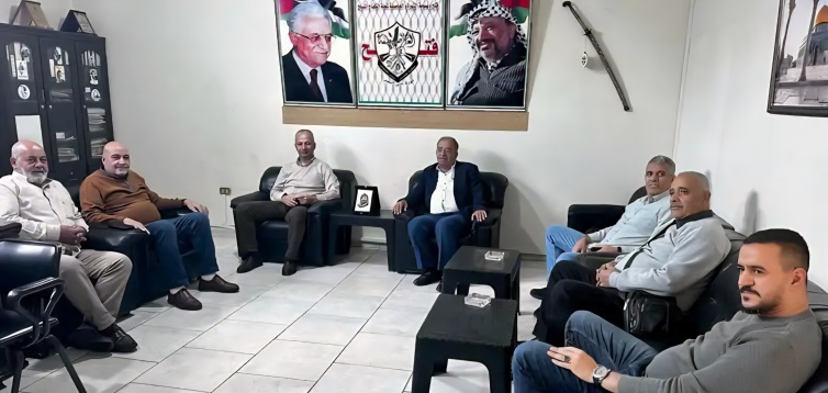 وفد من دائرة شؤون اللاجئين في لبنان يزور قيادة "فتح" واللجان الشعبية في البقاع
