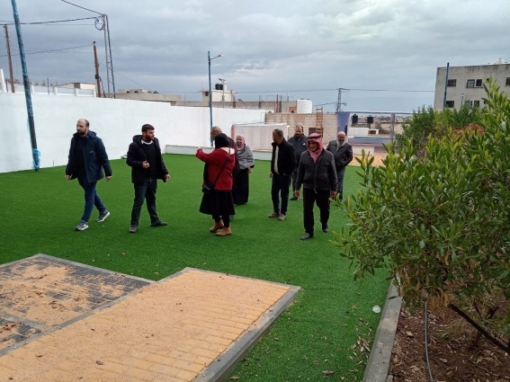 "شؤون اللاجئين" تستلم مشروع تأهيل وصيانة حديقة الاستقلال في مخيم عين السلطان