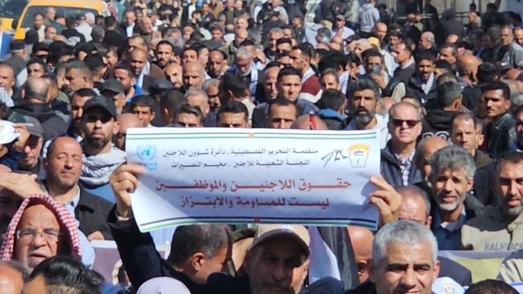 Thousands Participate in National Rally to Support UNRWA and Reject Any Threats to Employees&rsquo; Job Security