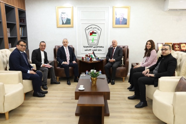 Abu Holi Discusses the Situation of Palestinian Refugee Camps, UNRWA&rsquo;s Financial Crisis, and Israeli Escalation in the West Bank and Gaza with the Turkish Ambassador